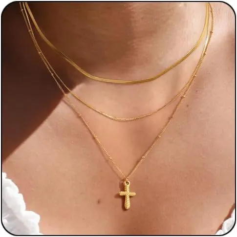 Elegance 11 designs Gold Heart Pendant Necklaces for Women,Dainty Layered Choker Waterproof Necklaces Stack Set for Women Trendy Gold Cute Necklaces Jewelry Gift
