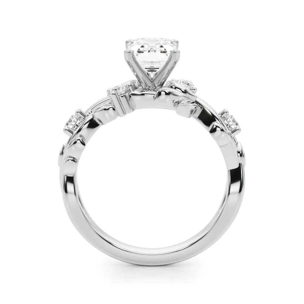 Ladies  Emerald Engagement Ring 51240