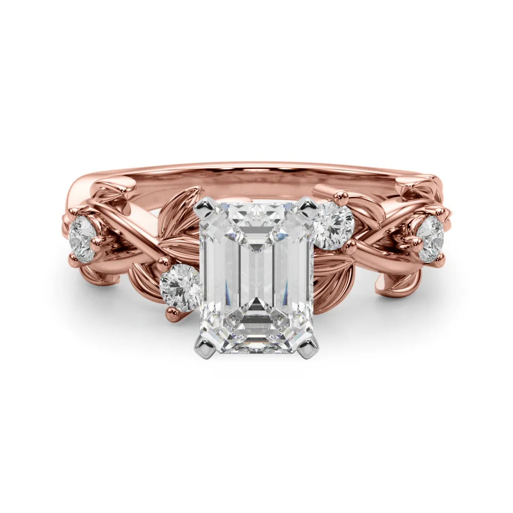 Ladies  Emerald Engagement Ring 51240