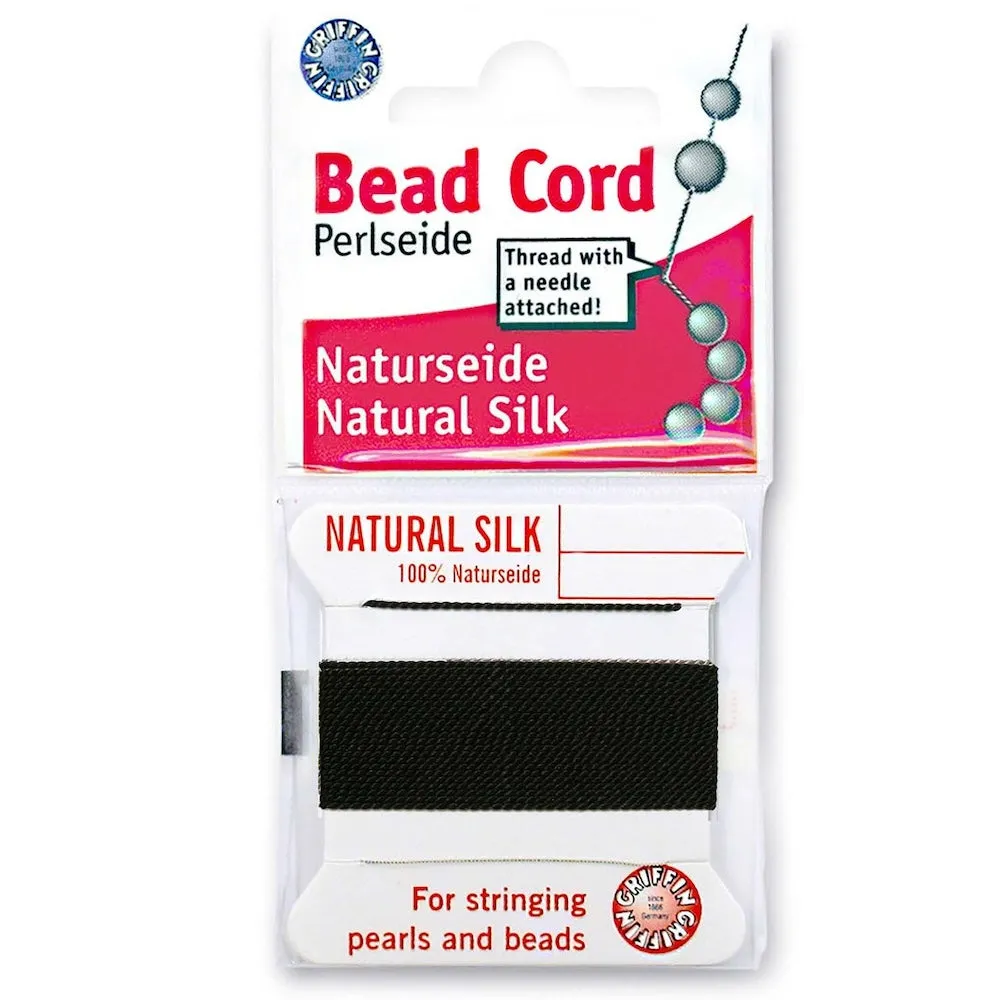 Size 12 (.98mm) Silk Thread - Black