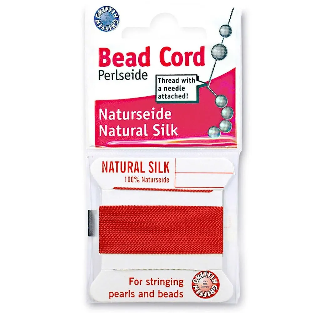 Size 12 (.98mm) Silk Thread - Red