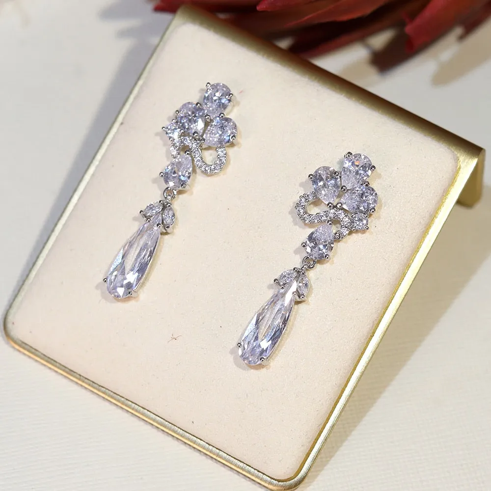 Timeless classic Drop Swarovski Earring set
