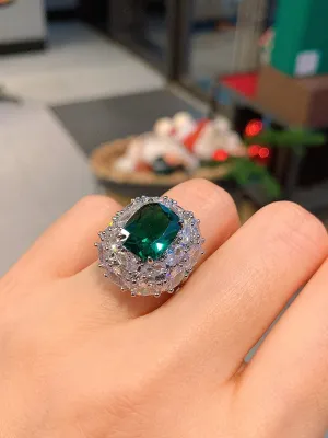 Vintage Simulation Color Treasure Style Ring MSR110804